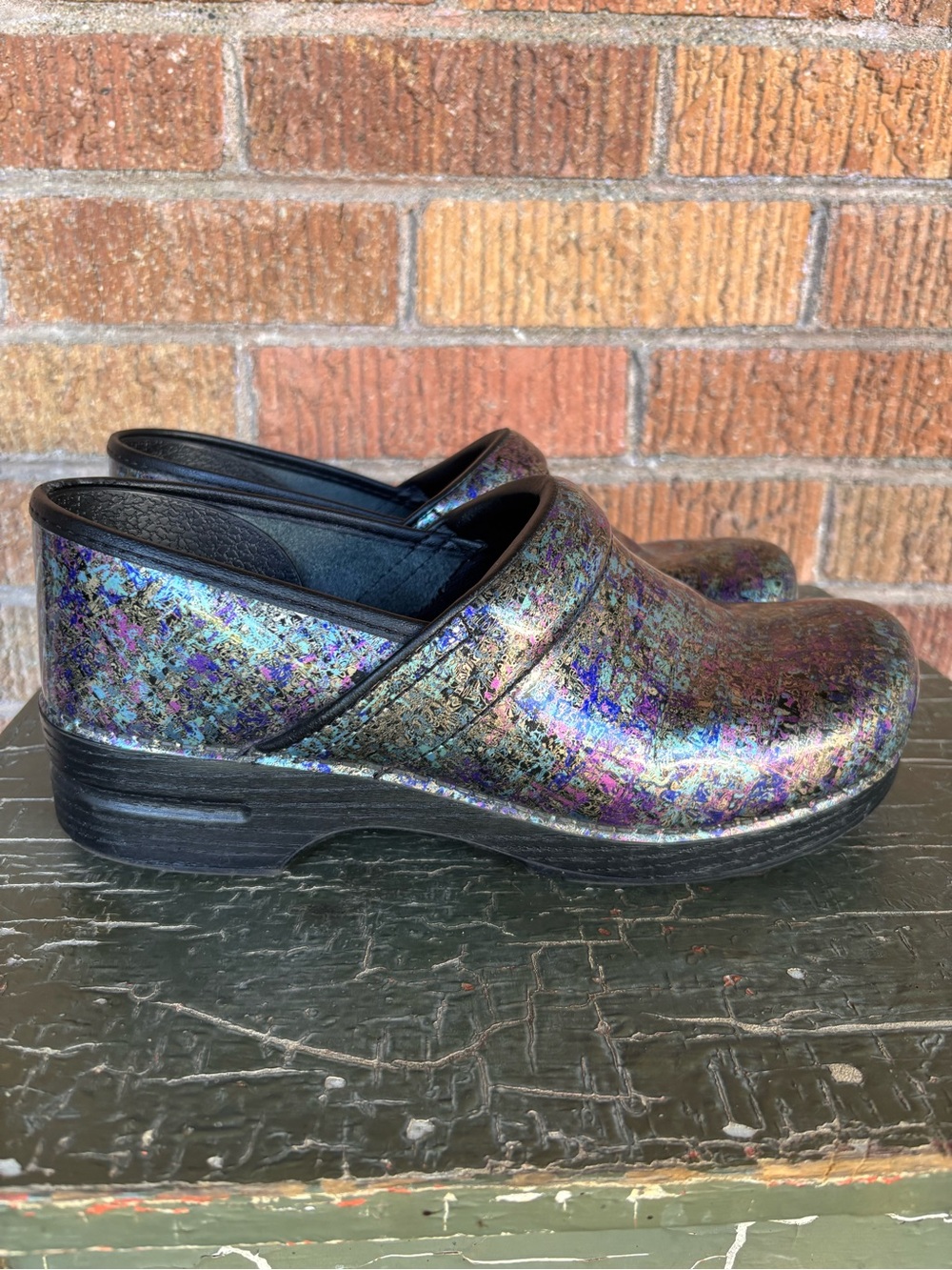 Dansko Metallic Iridescent Women's Clog Size US 11 EU 42